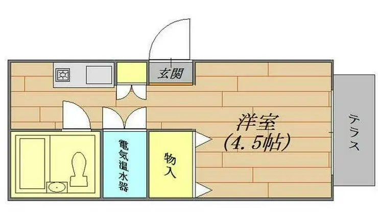 ベルハイツ座間 1階階 間取り