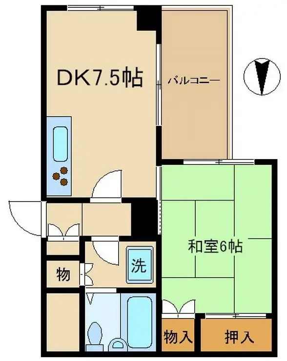 シティプラザ新宿 10階階 間取り