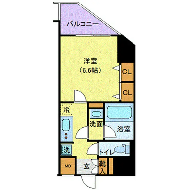 ハーモニーレジデンス浜松町 12階階 間取り