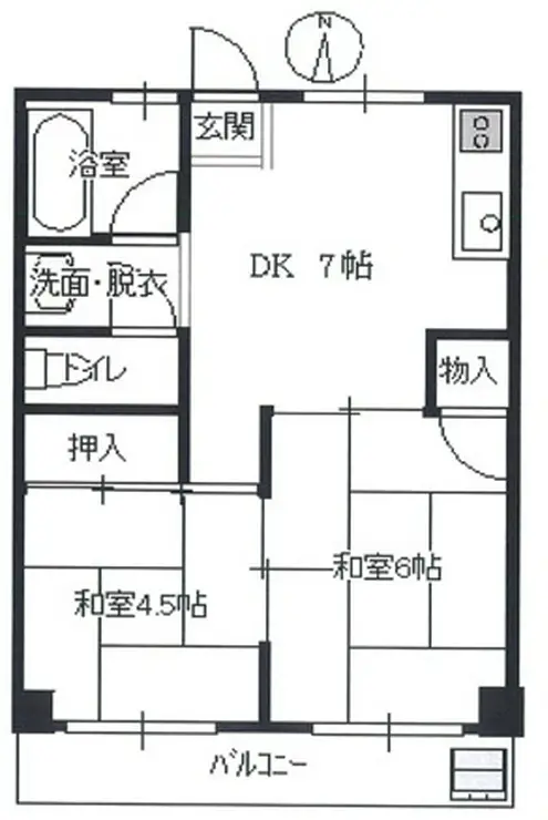 五福ビル 3階階 間取り