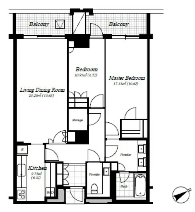麻布第一マンションズ 3階階 間取り