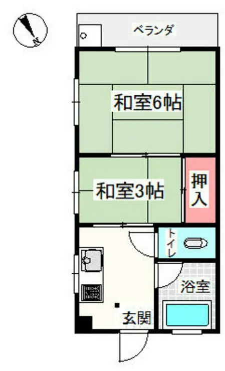 美津和ビル 4階階 間取り