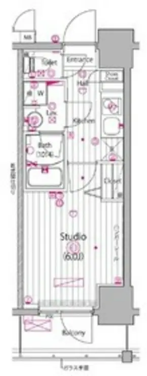 ガーラ・グランディ川崎榎町 11階階 間取り