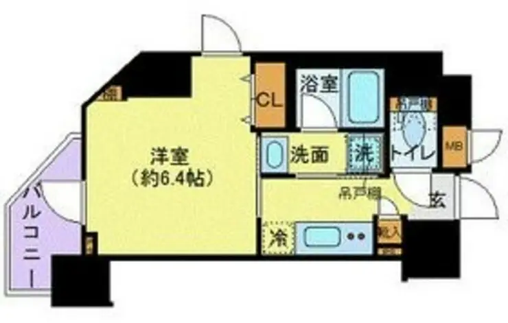 フェニックス川崎参番館 2階階 間取り