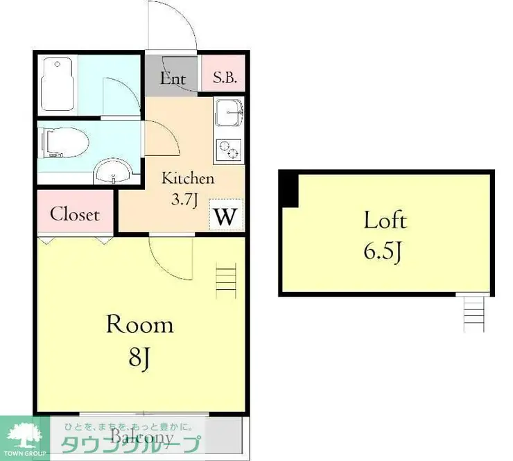 サンヴィアーレ湘南 1階階 間取り
