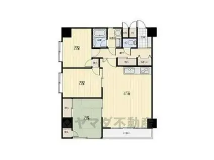 レジデンスアザレア(3LDK/2階)の間取り写真