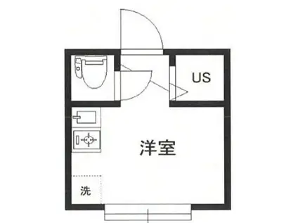 アーバンプレイス明大前(ワンルーム/2階)の間取り写真