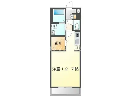 AMAZING GRACE 幸(ワンルーム/3階)の間取り写真