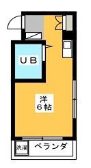 レガーロコヤス(ワンルーム/2階)の間取り写真