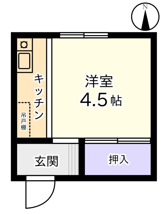 協和会館(ワンルーム/3階)の間取り写真
