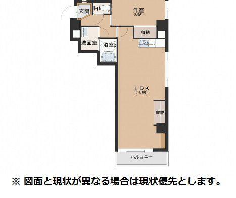 豊川支店マンション(1LDK/2階)の間取り写真