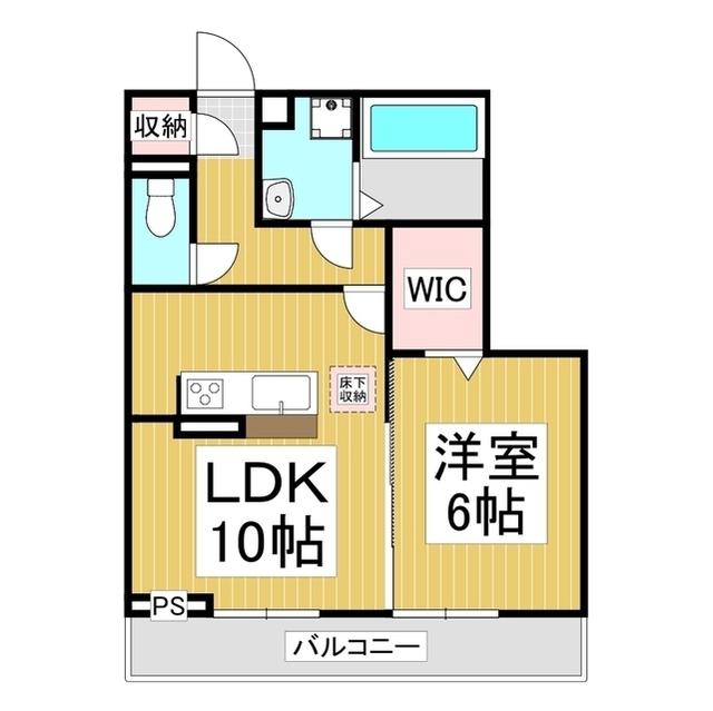 DUCCOIII(1LDK/2階)の間取り写真