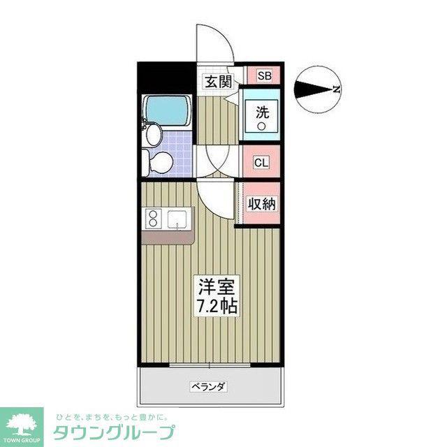 ワコーレエレガンス西高島平(ワンルーム/3階)の間取り写真