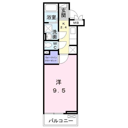 ハルズGOIDO(1K/3階)の間取り写真