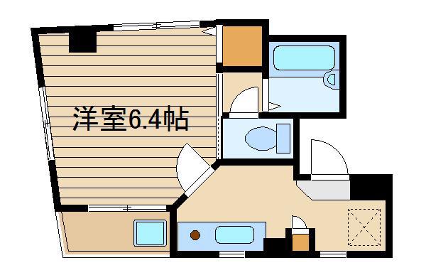 コートビレジ石神井(1K/2階)の間取り写真
