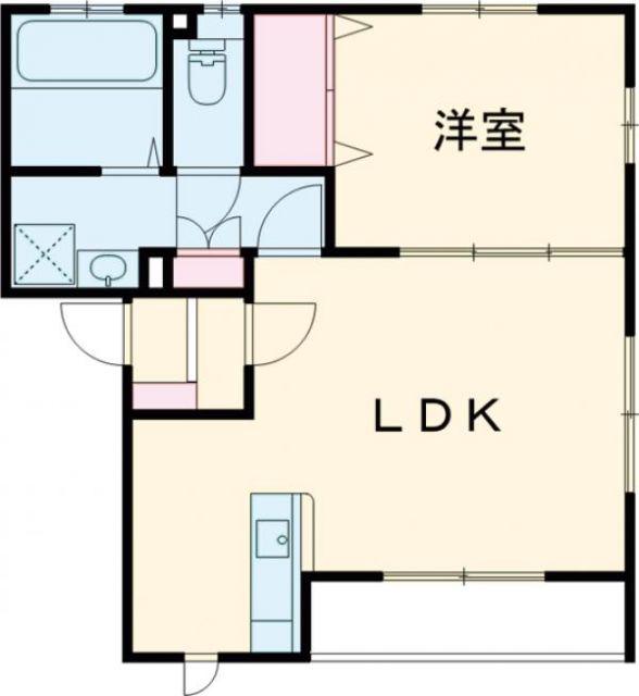 TAI-SUNRISE(1LDK/2階)の間取り写真