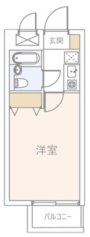 クリオさがみ野参番館(1K/3階)の間取り写真