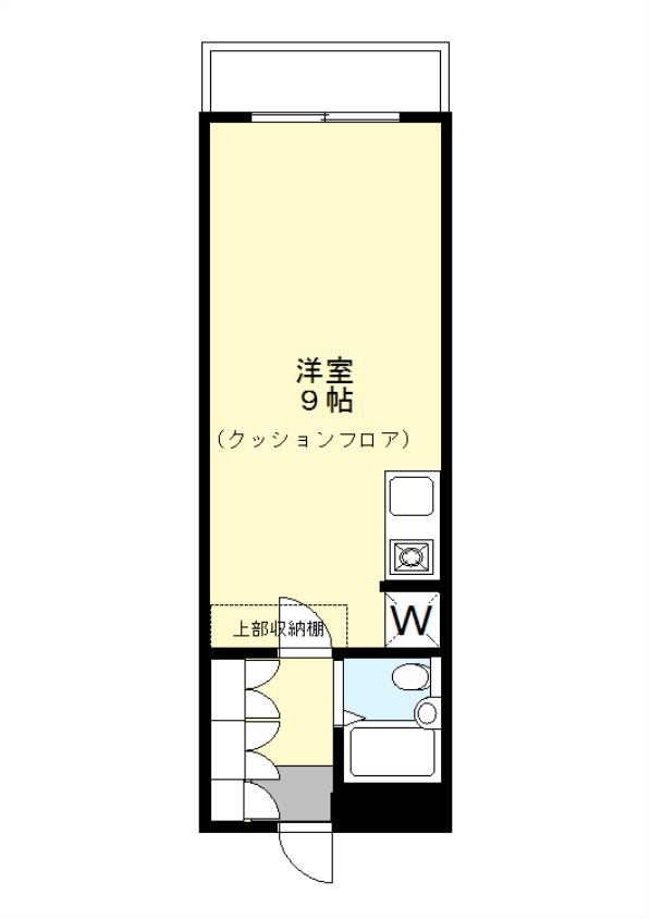 ラークヒルズ湘南(ワンルーム/3階)の間取り写真