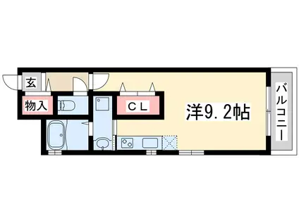 クレアート新大阪パンループ(ワンルーム/4階)の間取り写真