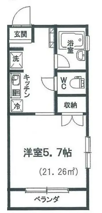 エルハイム並木 2階階 間取り