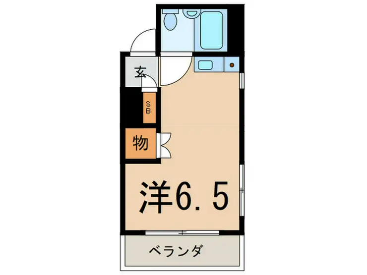 窪田ハイツ 3階階 間取り