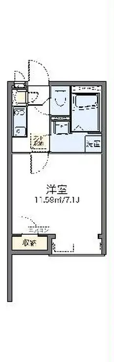 レオネクストプラナス白山 1階階 間取り