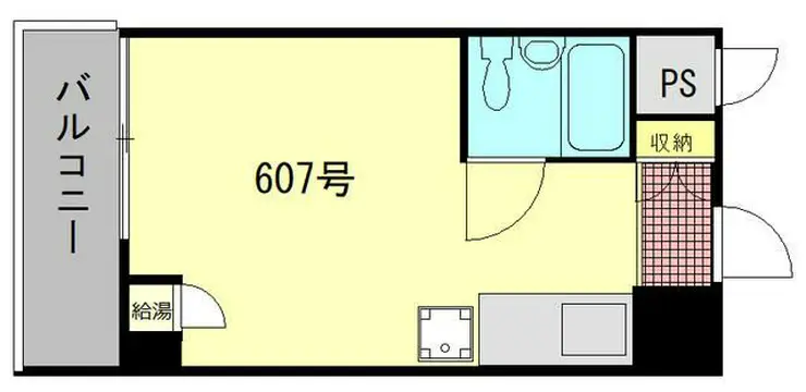 ハイホーム高輪 6階階 間取り