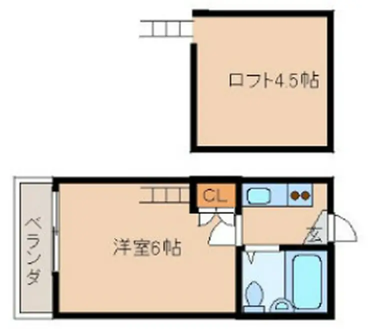 カトレアハウス 2階階 間取り