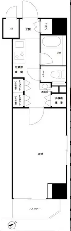 ルーブル浜松町 5階階 間取り