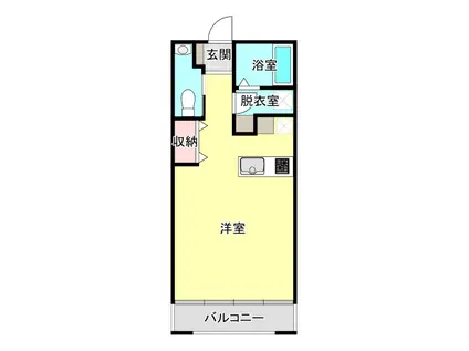 ARCO15(ワンルーム/4階)の間取り写真