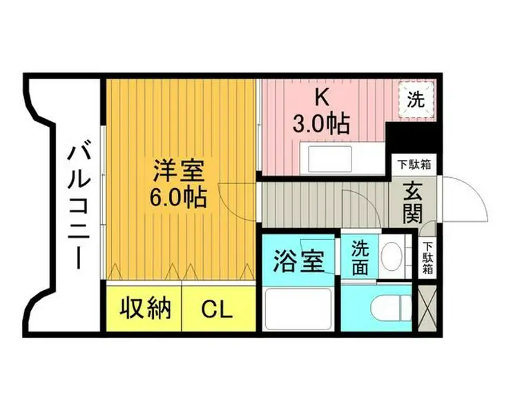 マンションカンギン 3階階 間取り