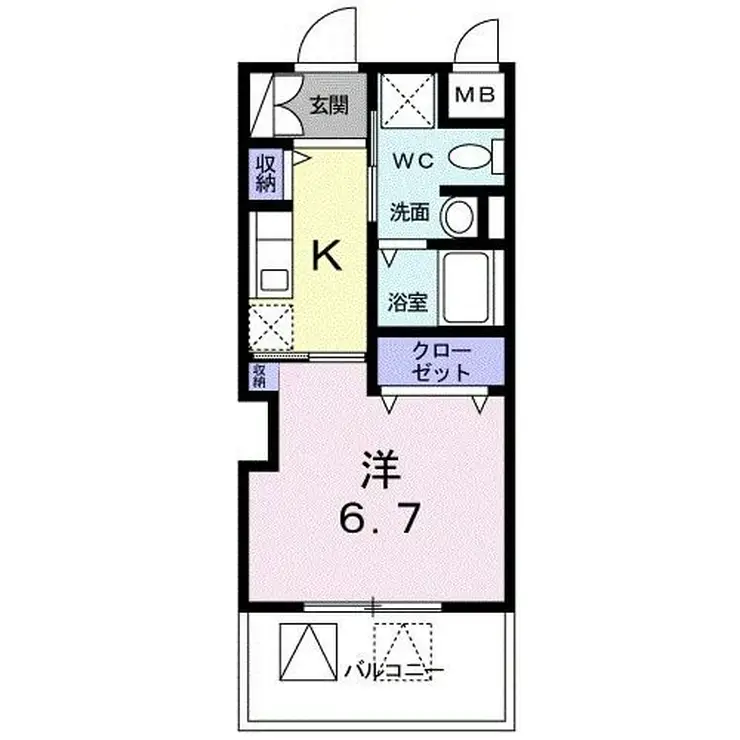 ジグゼ湘南平塚 10階階 間取り
