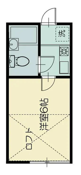 志幸新倉 1階階 間取り