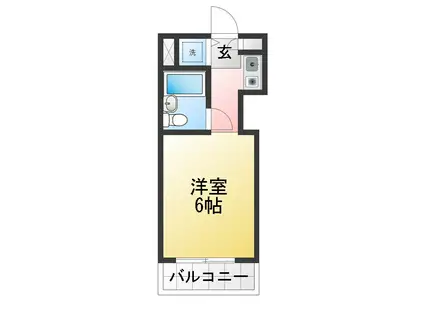 トップ成増第3(ワンルーム/4階)の間取り写真