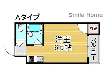 レナジア中加賀屋(1K/7階)の間取り写真