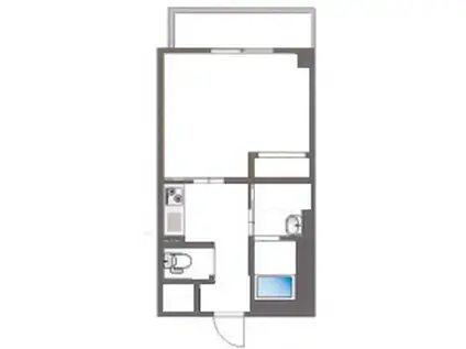 アルメ本蓮沼(1K/3階)の間取り写真