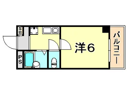 ビルドコンフォート(1K/5階)の間取り写真