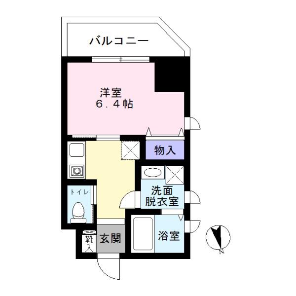 ハイツグレース(1K/11階)の間取り写真