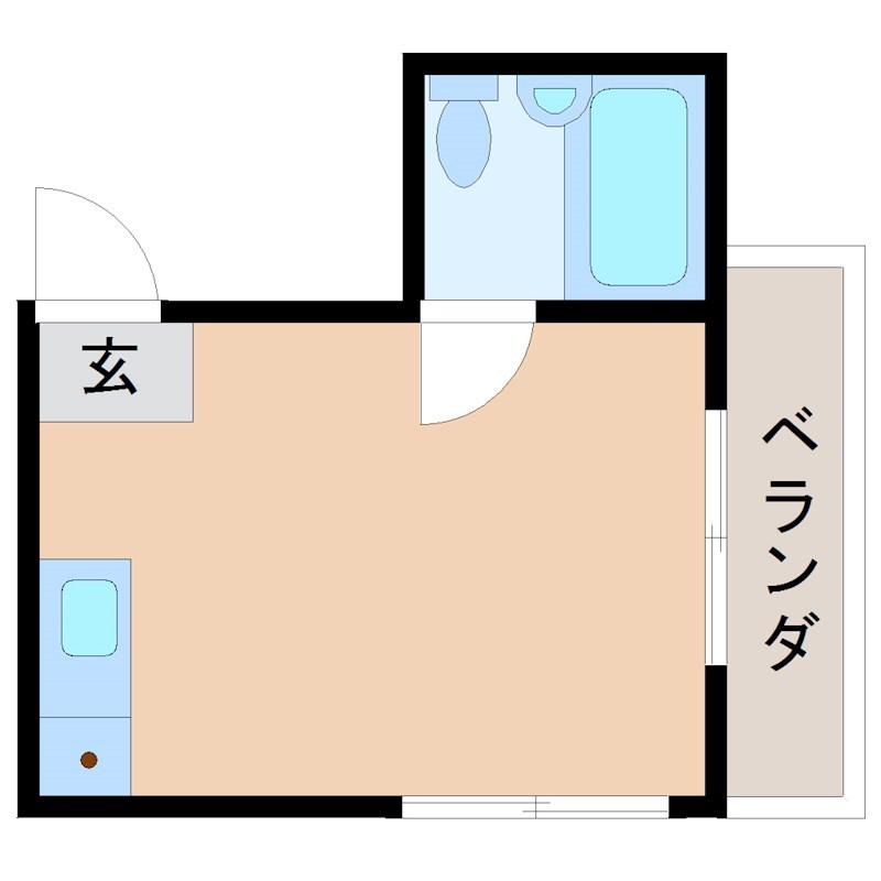 アーバンハイツ神田南(ワンルーム/4階)の間取り写真