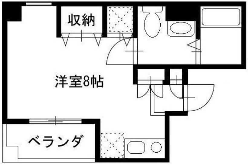 TOFスクエア(ワンルーム/3階)の間取り写真