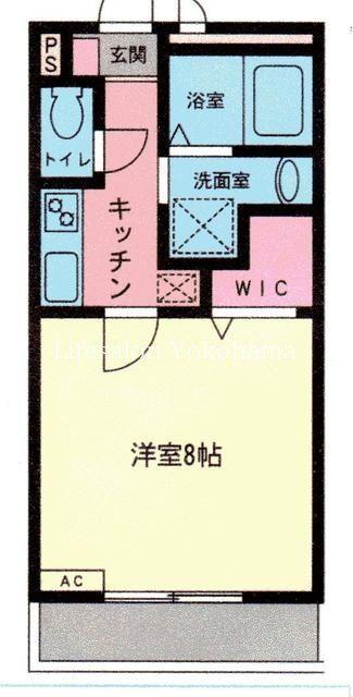 プランドール新横浜(1K/3階)の間取り写真