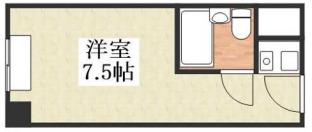 ステュディオ新御堂(1K/10階)の間取り写真
