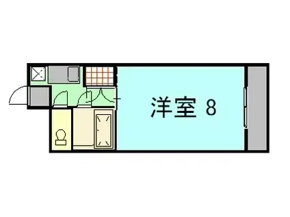 第2堀江ビル(1K/5階)の間取り写真