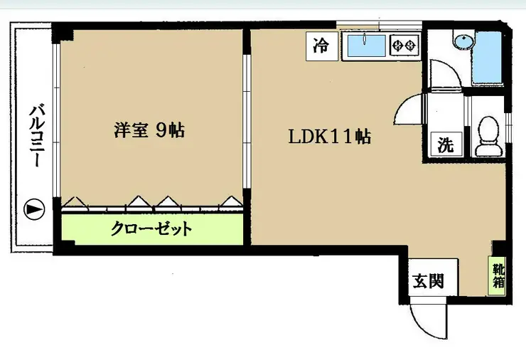 セントラル第一青山 4階階 間取り