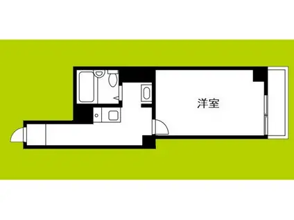 新菅原マンション(1K/3階)の間取り写真