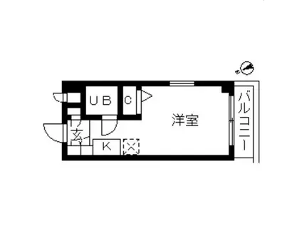 ウィンベルソロ 熊谷第3(ワンルーム/3階)の間取り写真