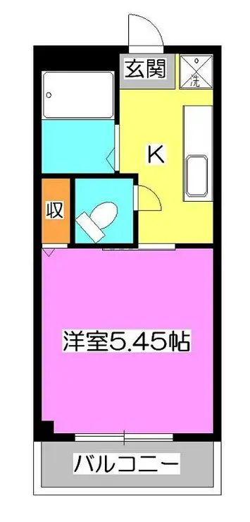クレセント高橋 3階階 間取り