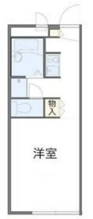 レオパレスK T 1階階 間取り