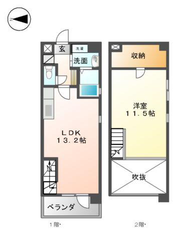 丸の内スクエア(1LDK/7階)の間取り写真