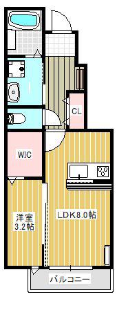 T・YOU(1LDK/1階)の間取り写真